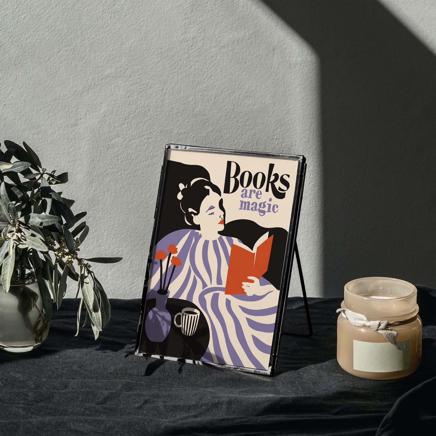 Books Are Magic Poster