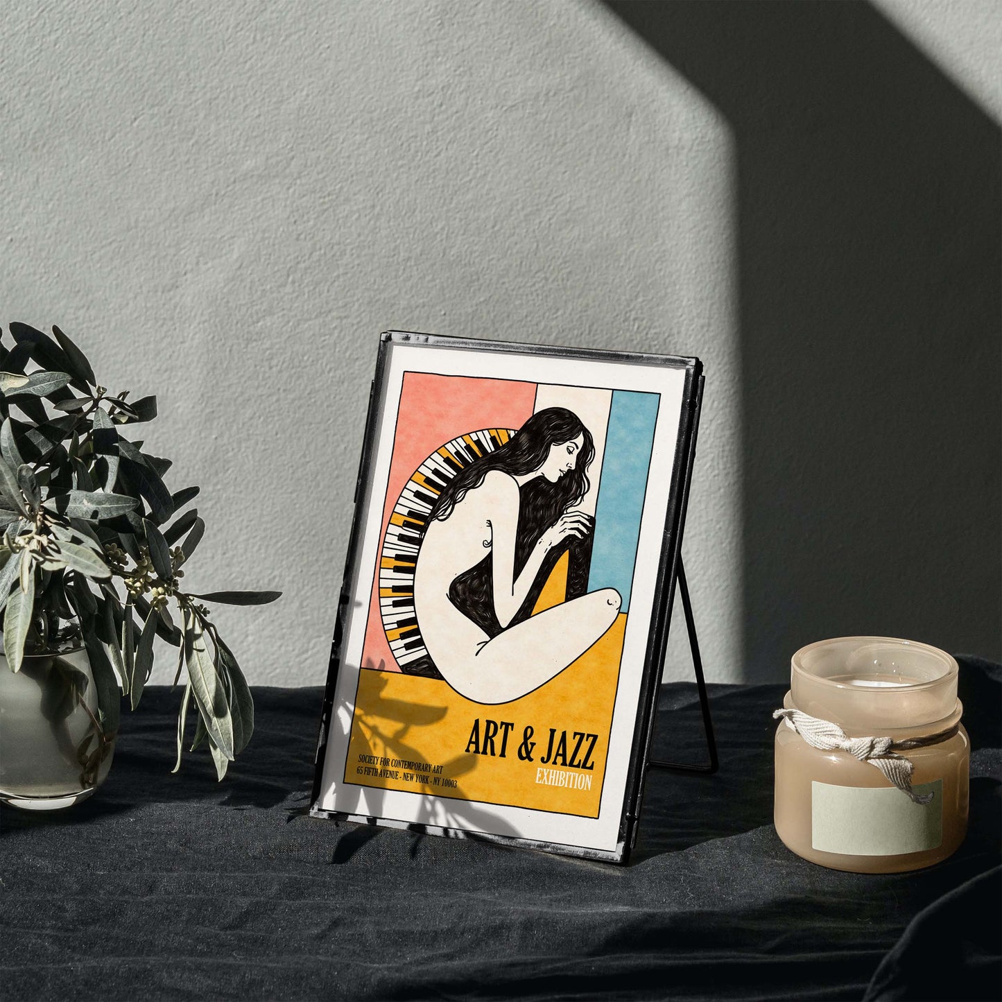 Art & Jazz Muse Poster