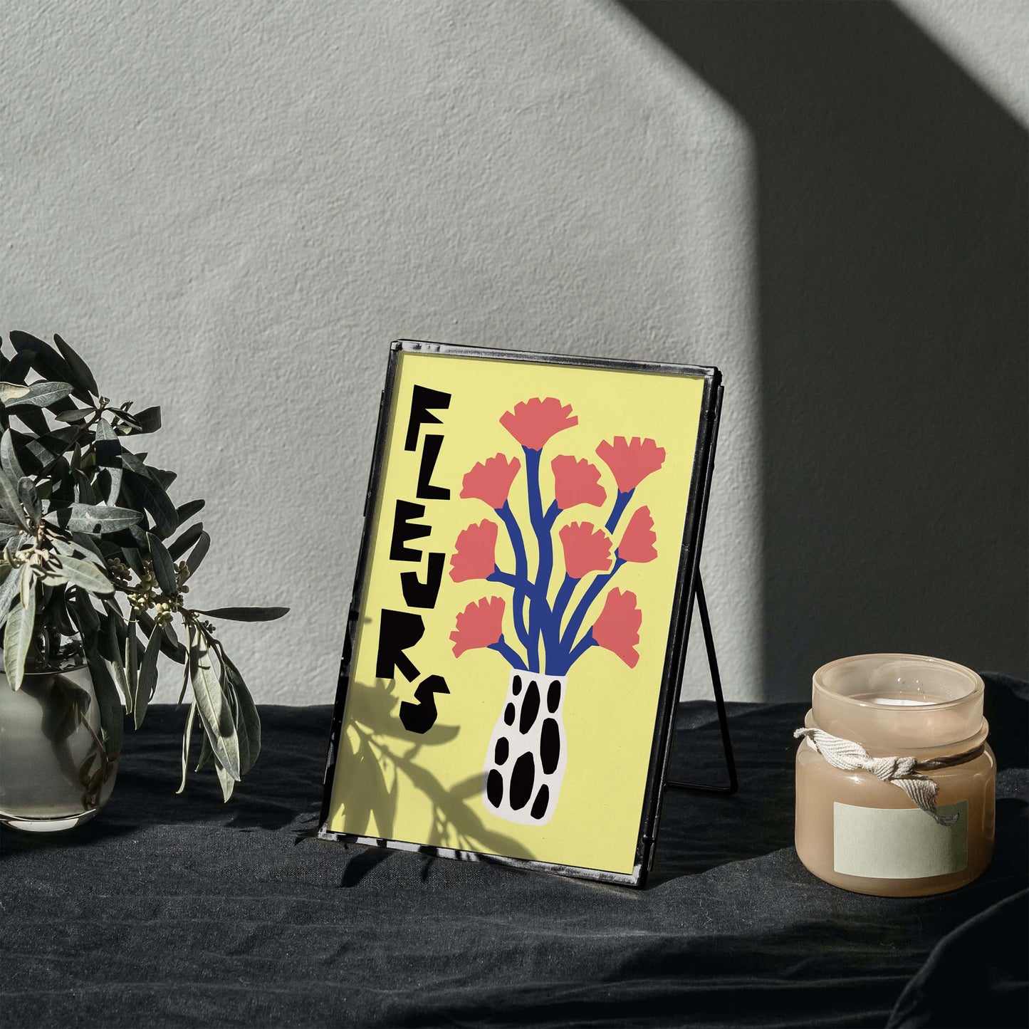 Fleurs Botanical Poster Wall Art