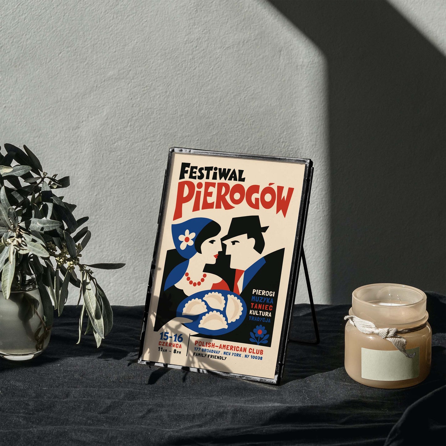 Festival Pierogów Poster Print