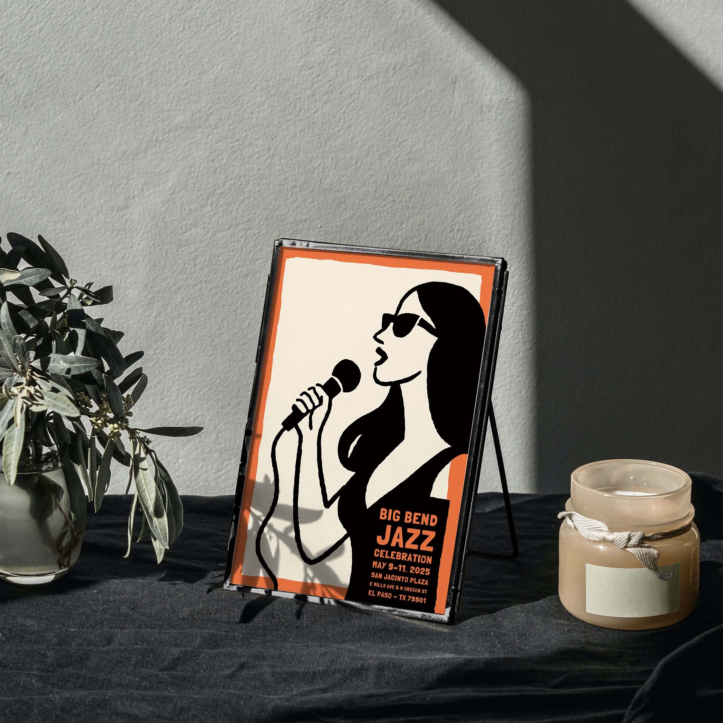 Big Bend Jazz Festival Poster