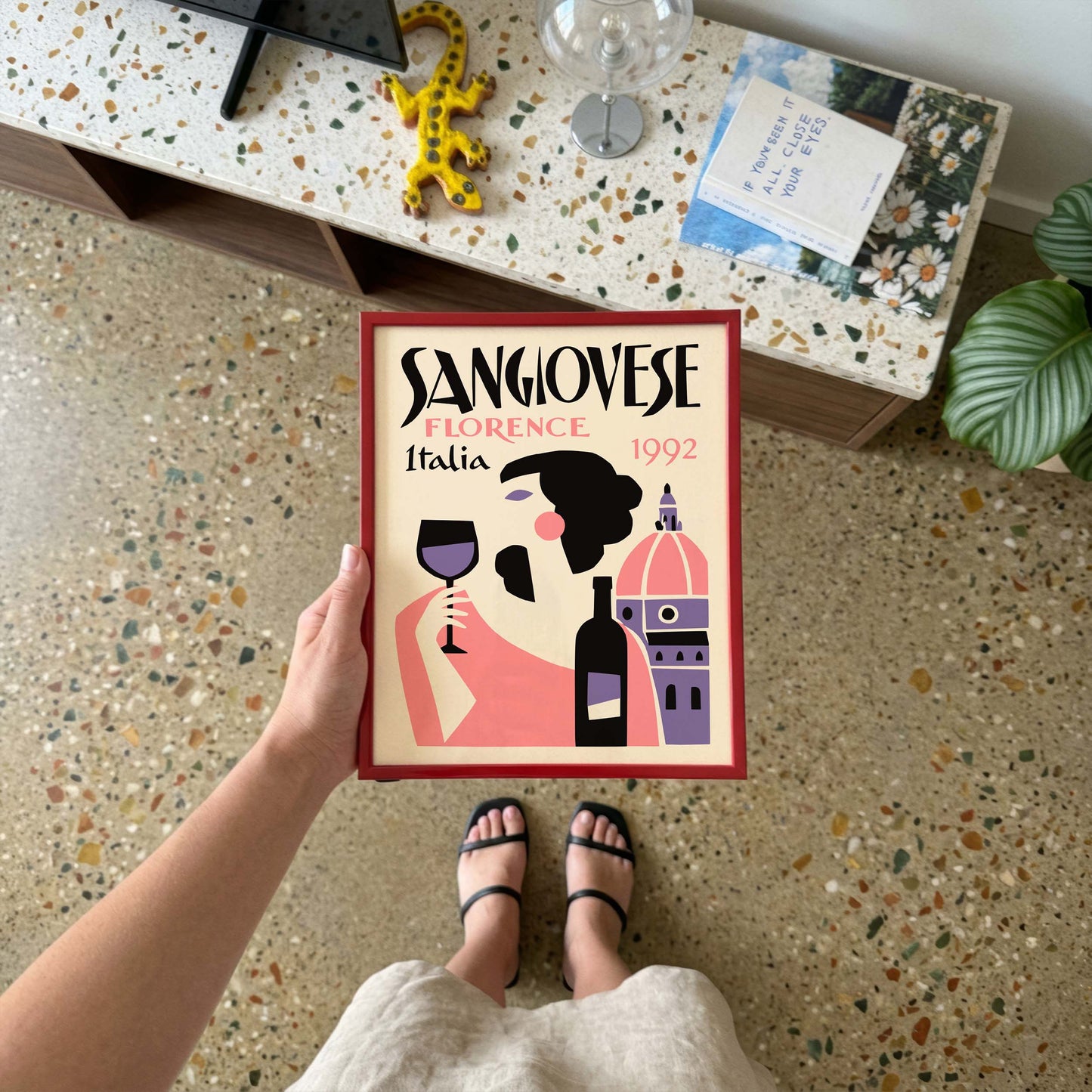 Sangiovese Wine Print Kitchen Dining Room