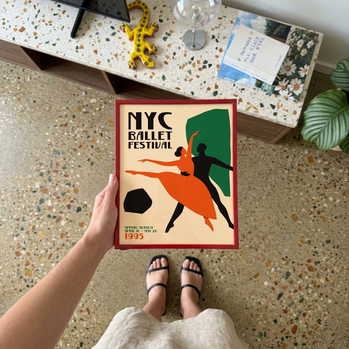 NYC Ballet Festival Vintage Poster