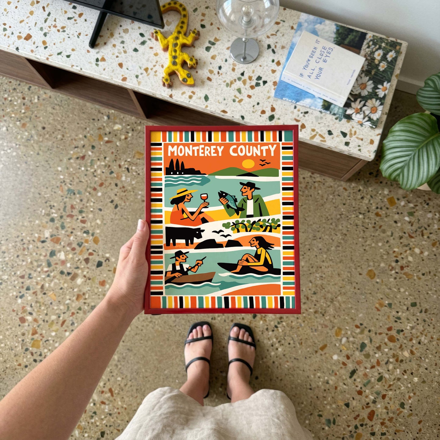 Monterey County California Travel Print