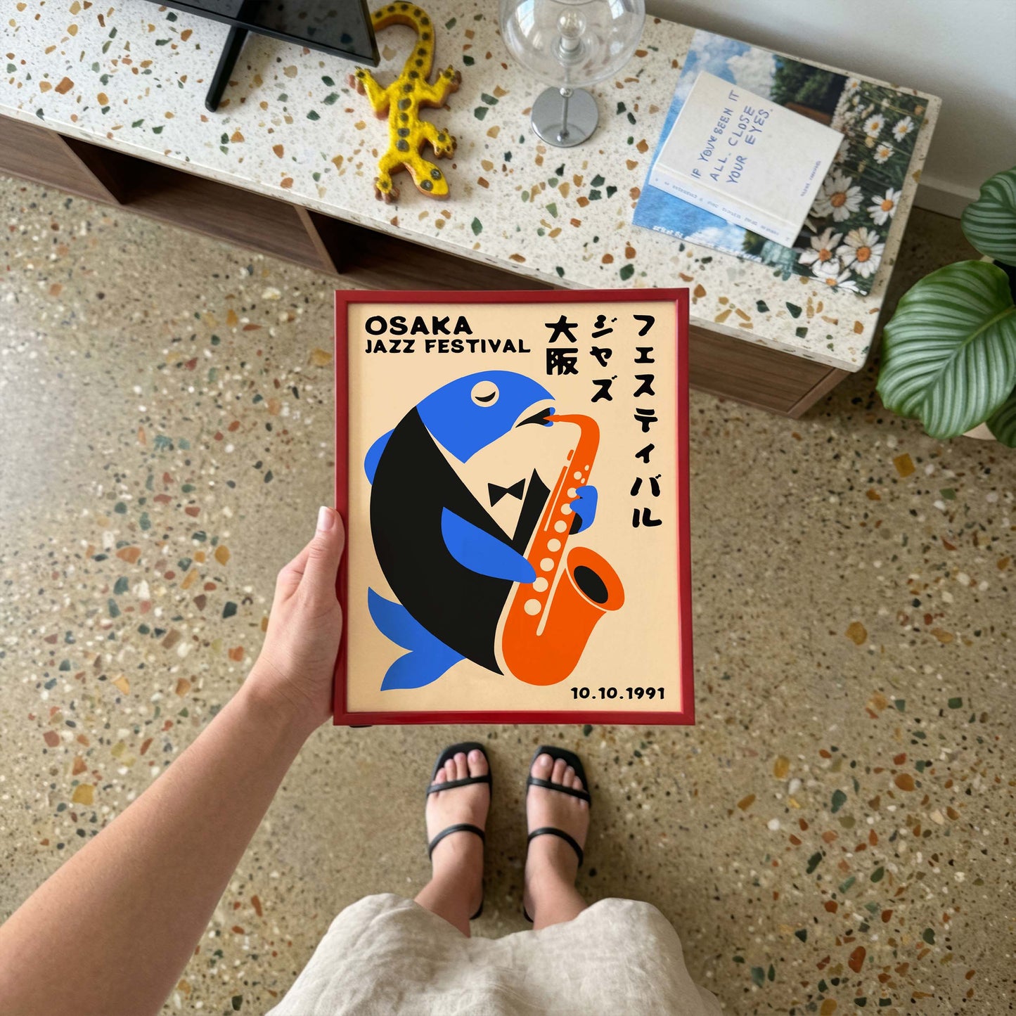 Osaka Jazz Festival Poster Print