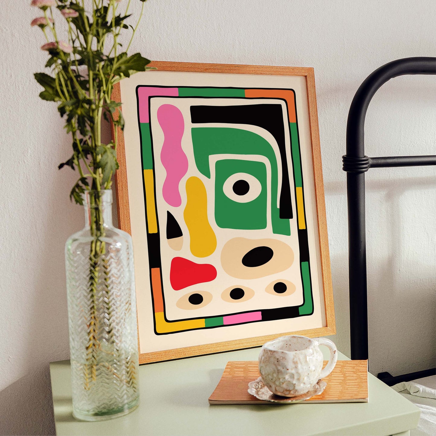 Colorful Abstract Shapes Poster Print