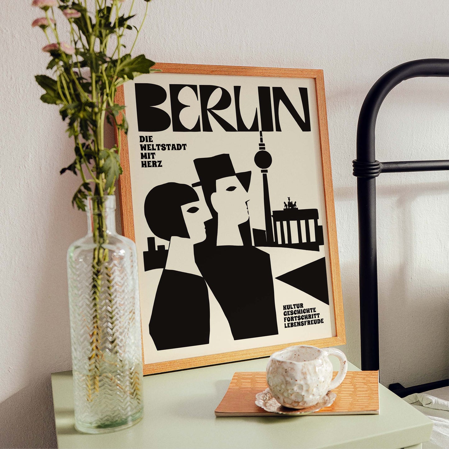 Minimalist Berlin Travel Poster