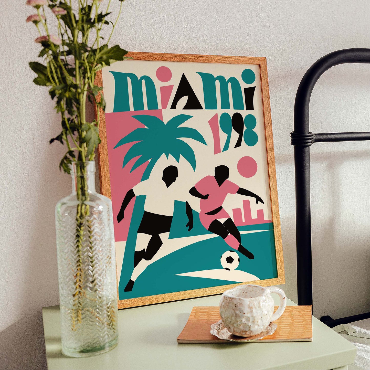 Miami Soccer Wall Art