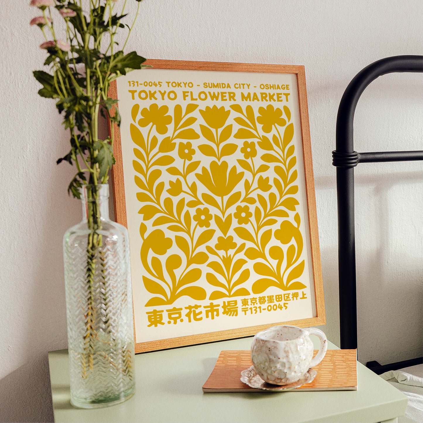 Tokyo Flower Market Poster Print