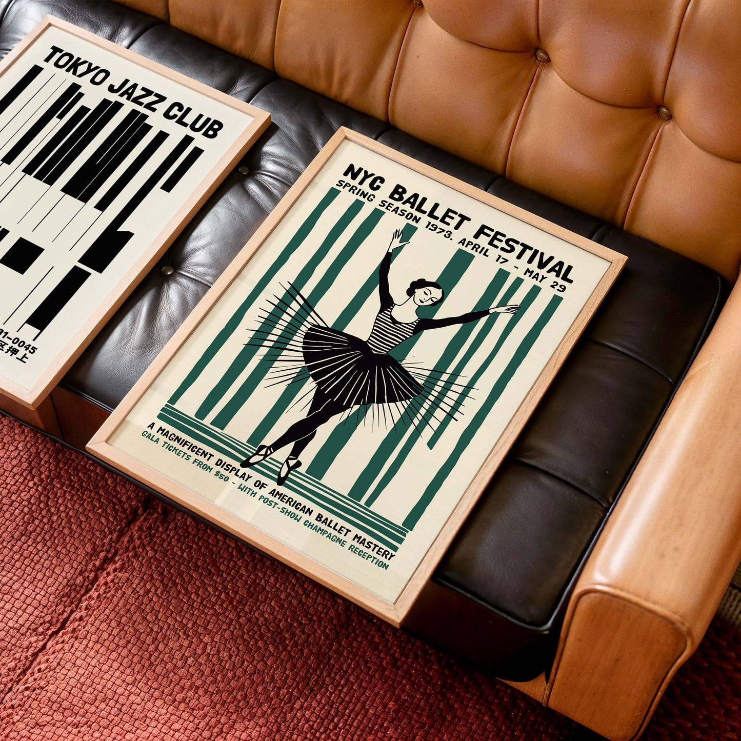 Elegant Ballet Dancer Poster