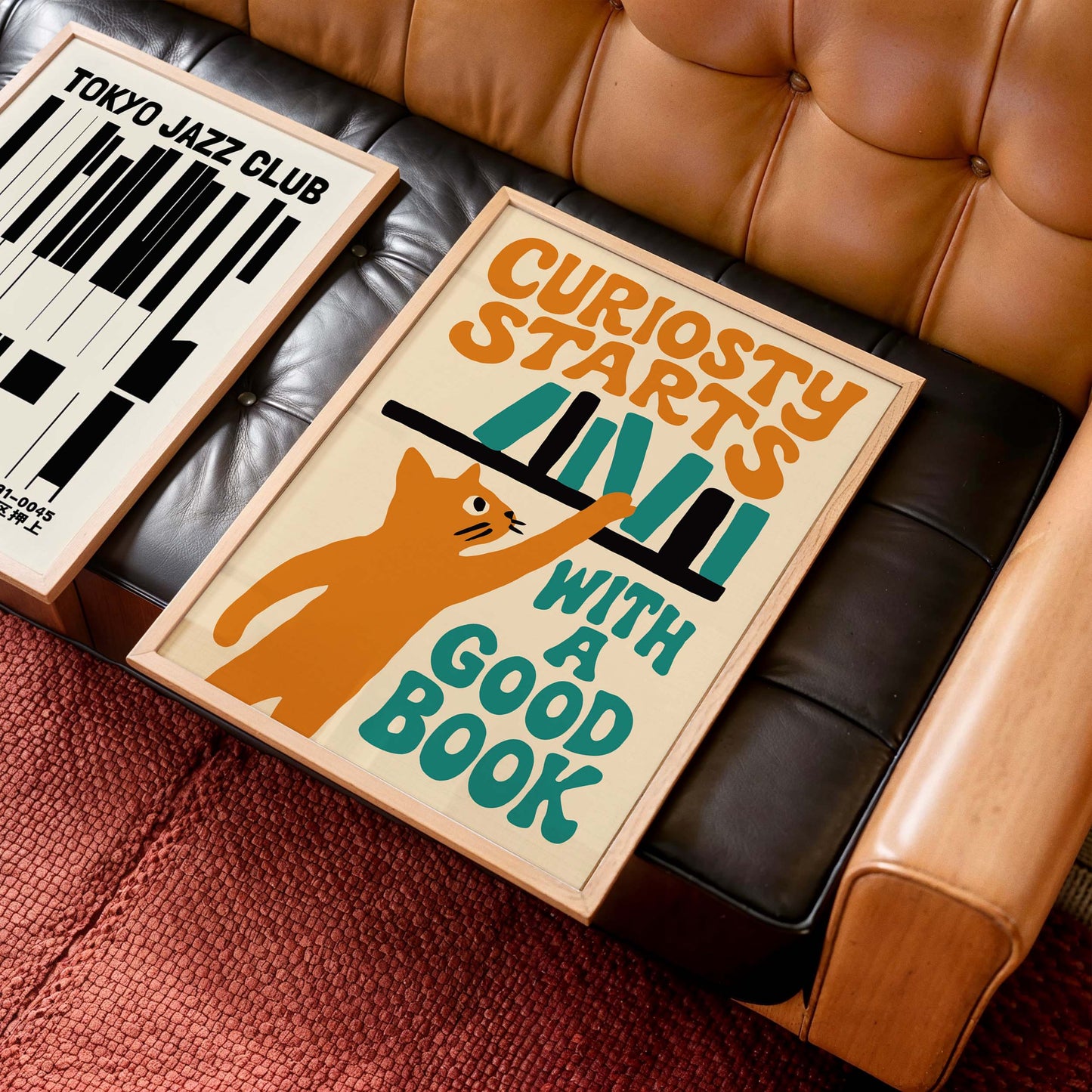Curiosity Starts With Books Print