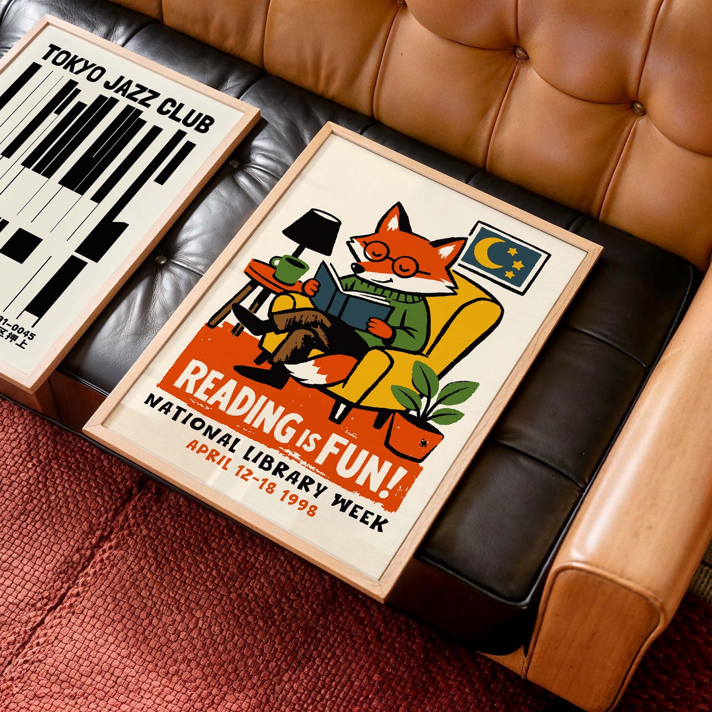National Library Week Reading Poster