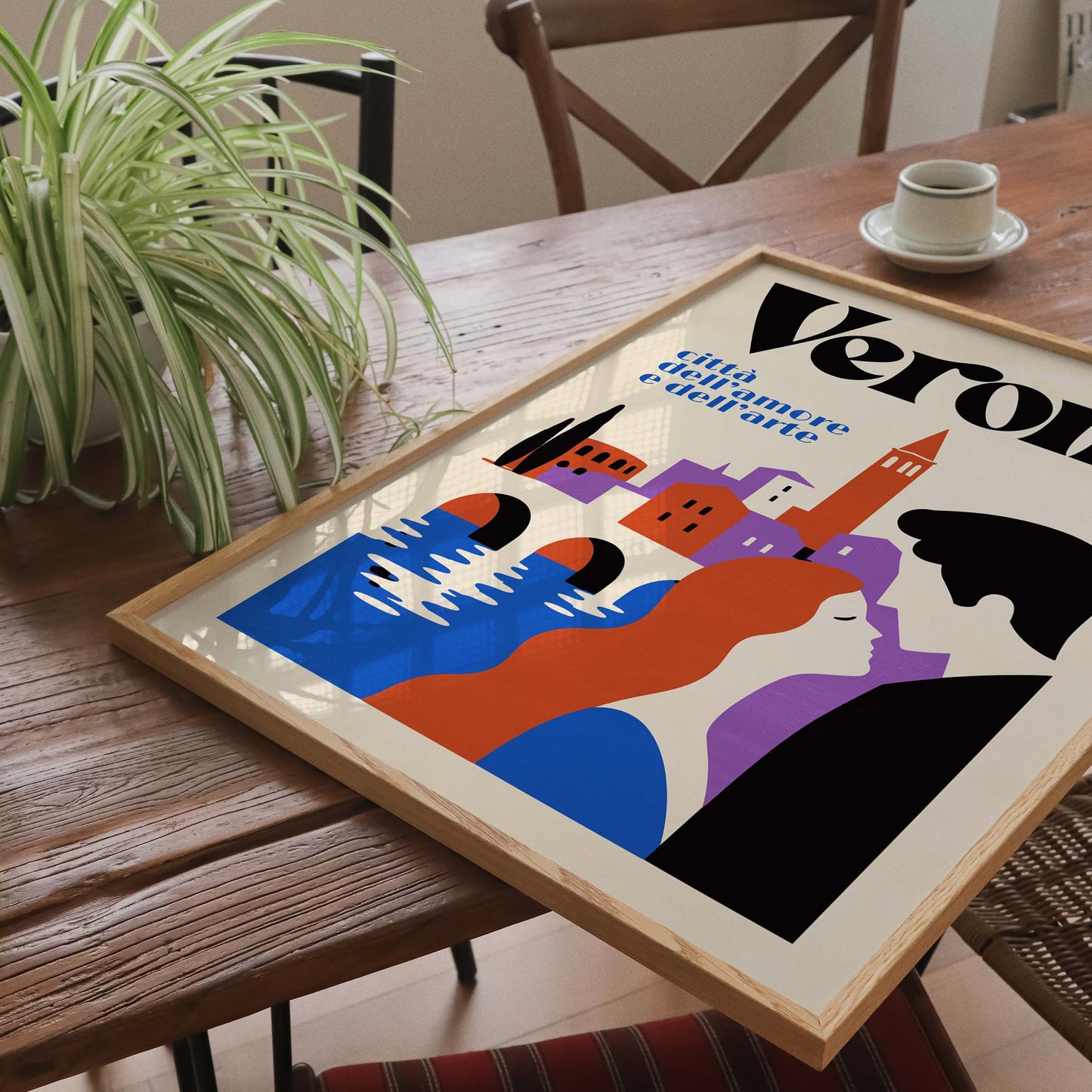 Verona Romantic Travel Poster