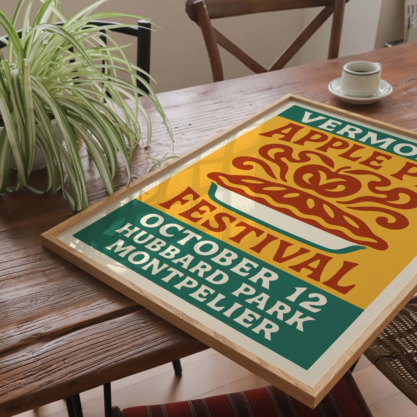 Vermont Apple Pie Festival Poster Print