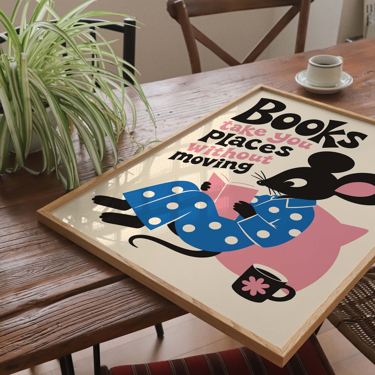 Books Take You Places Print