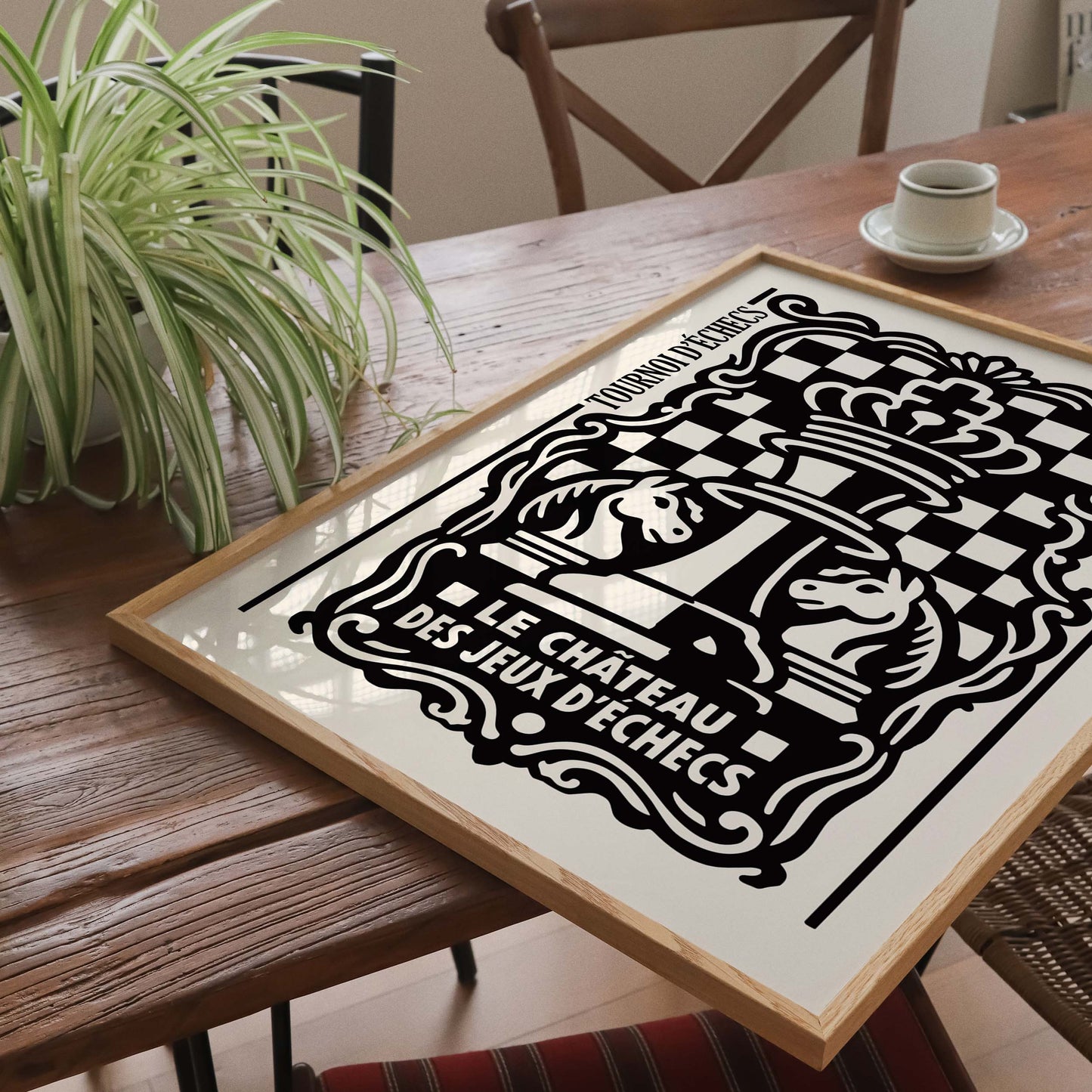 Chess Tournament Vintage Poster Wall Art