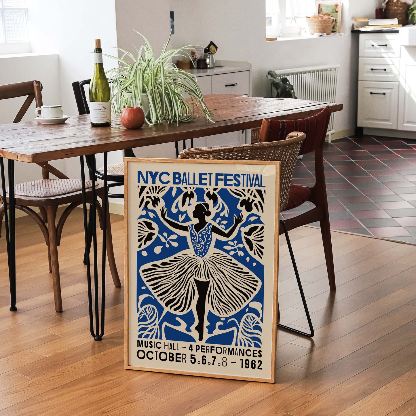 NYC Ballet Festival 1962 Poster Print