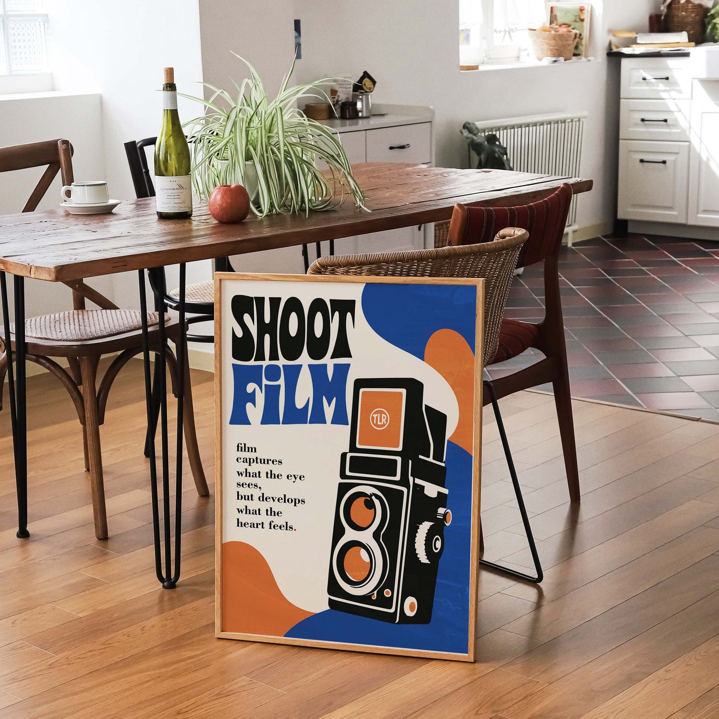 Retro Camera Shoot Film Poster