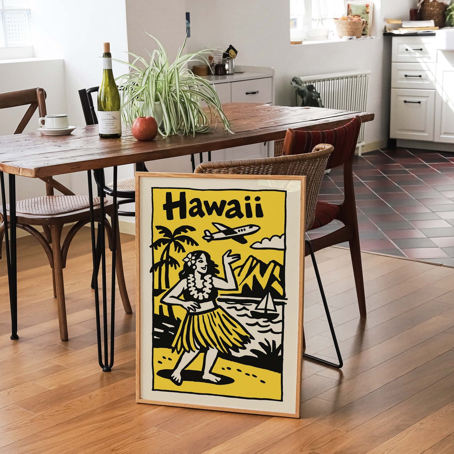 Hawaii Hula Poster