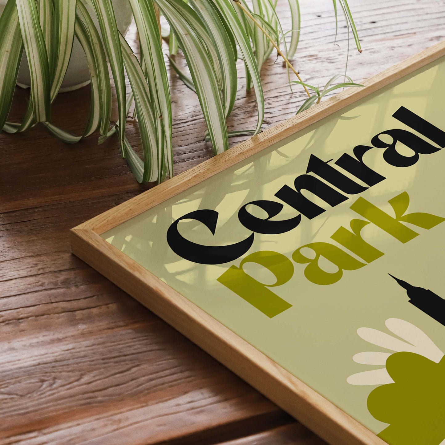 Central Park Travel Poster Print