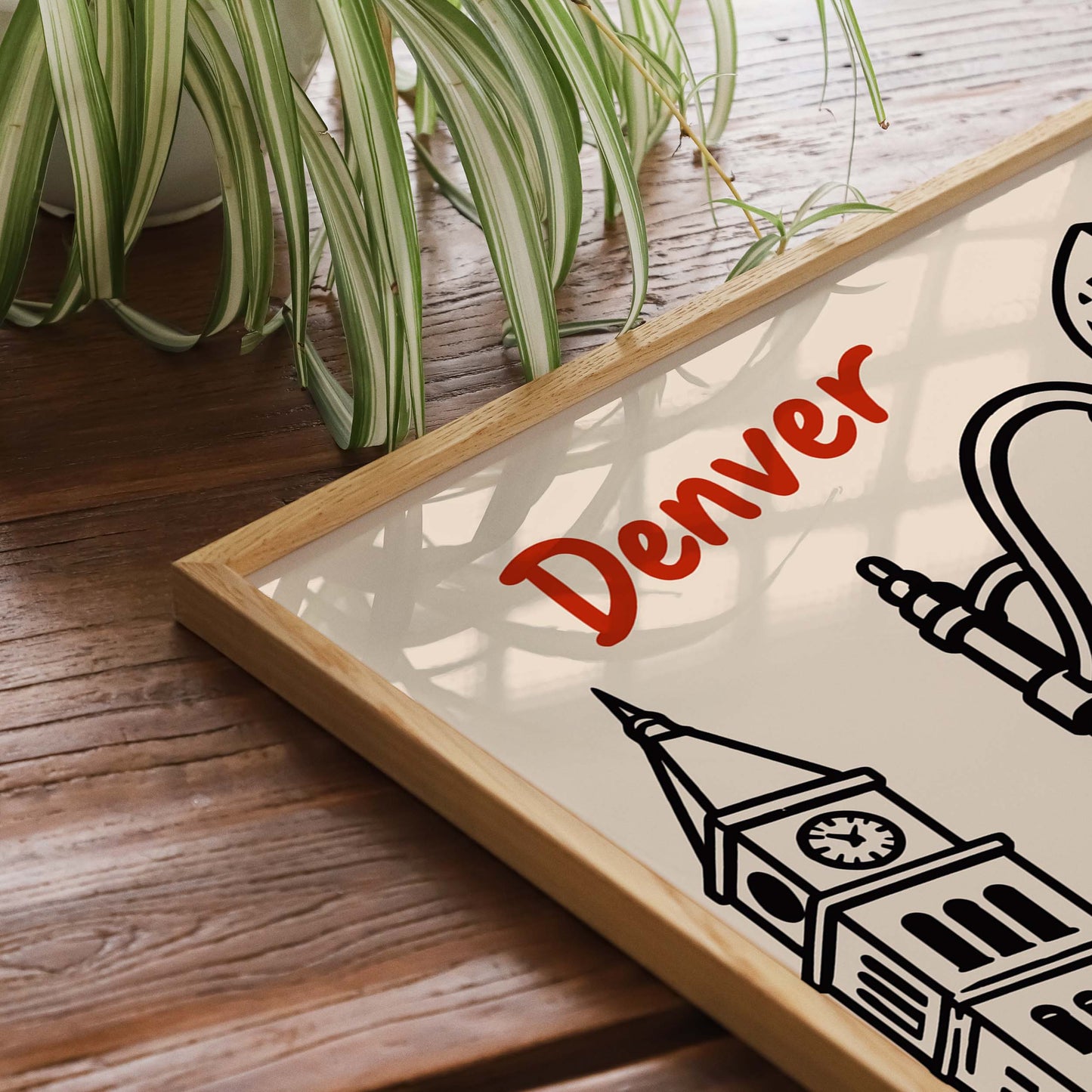Denver Union Station & Larimer Square Poster
