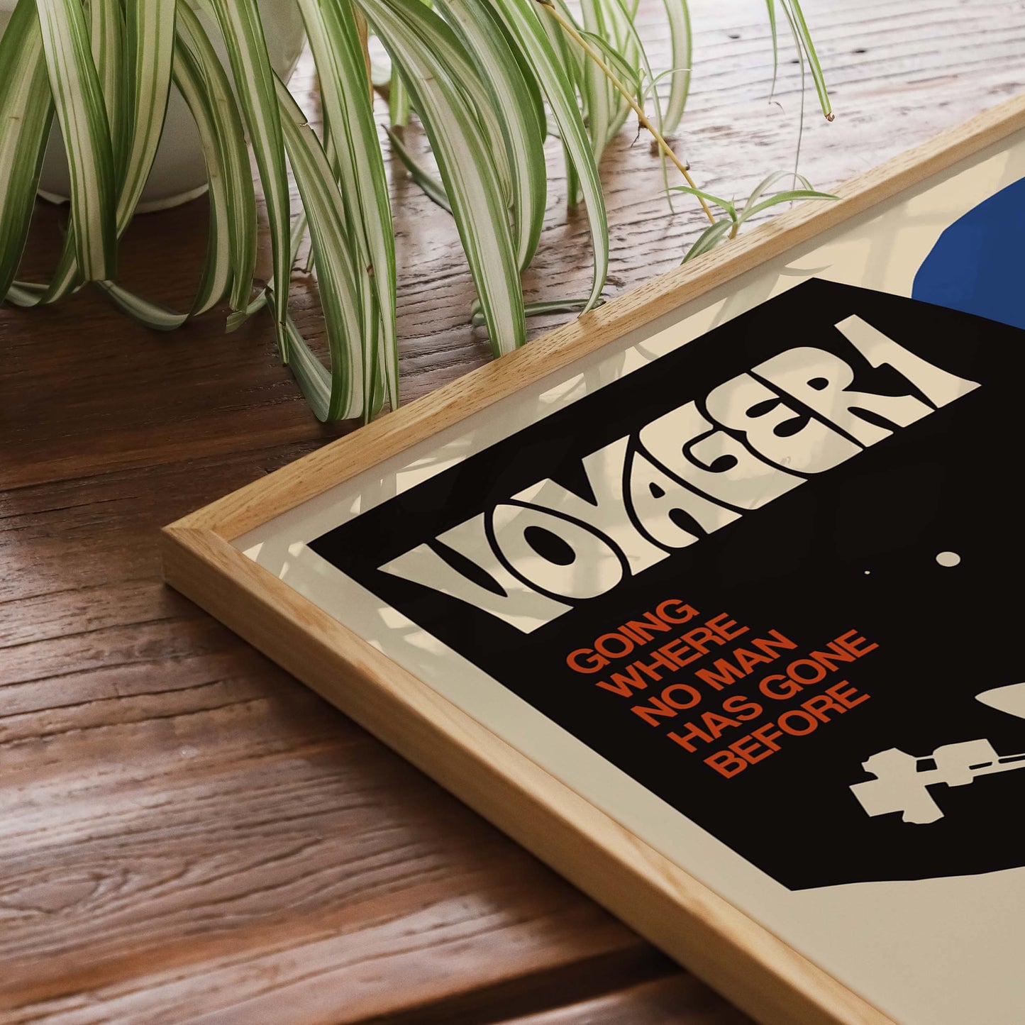 Voyager 1 Space Probe Poster