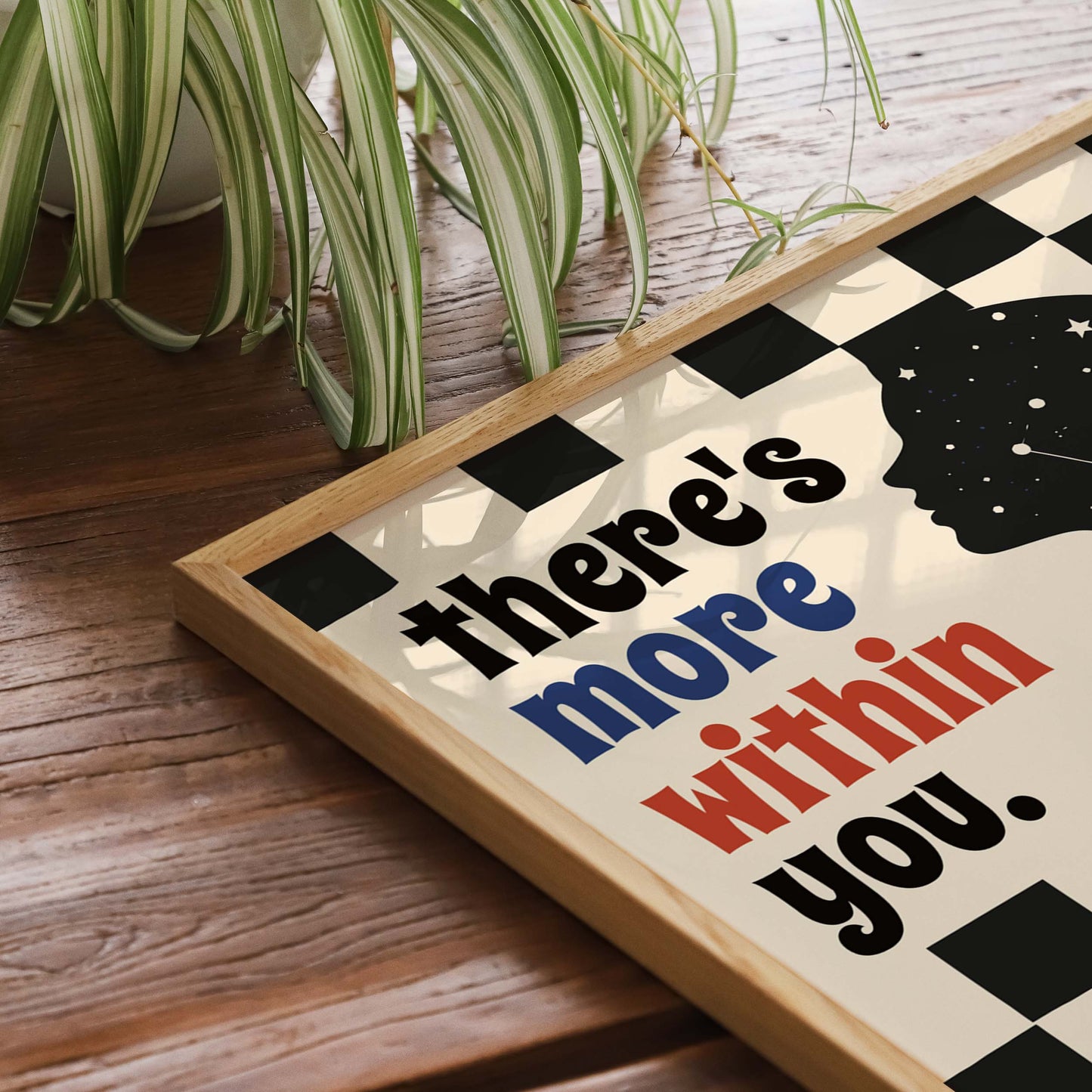 There's More Within You Galaxy Silhouette Poster