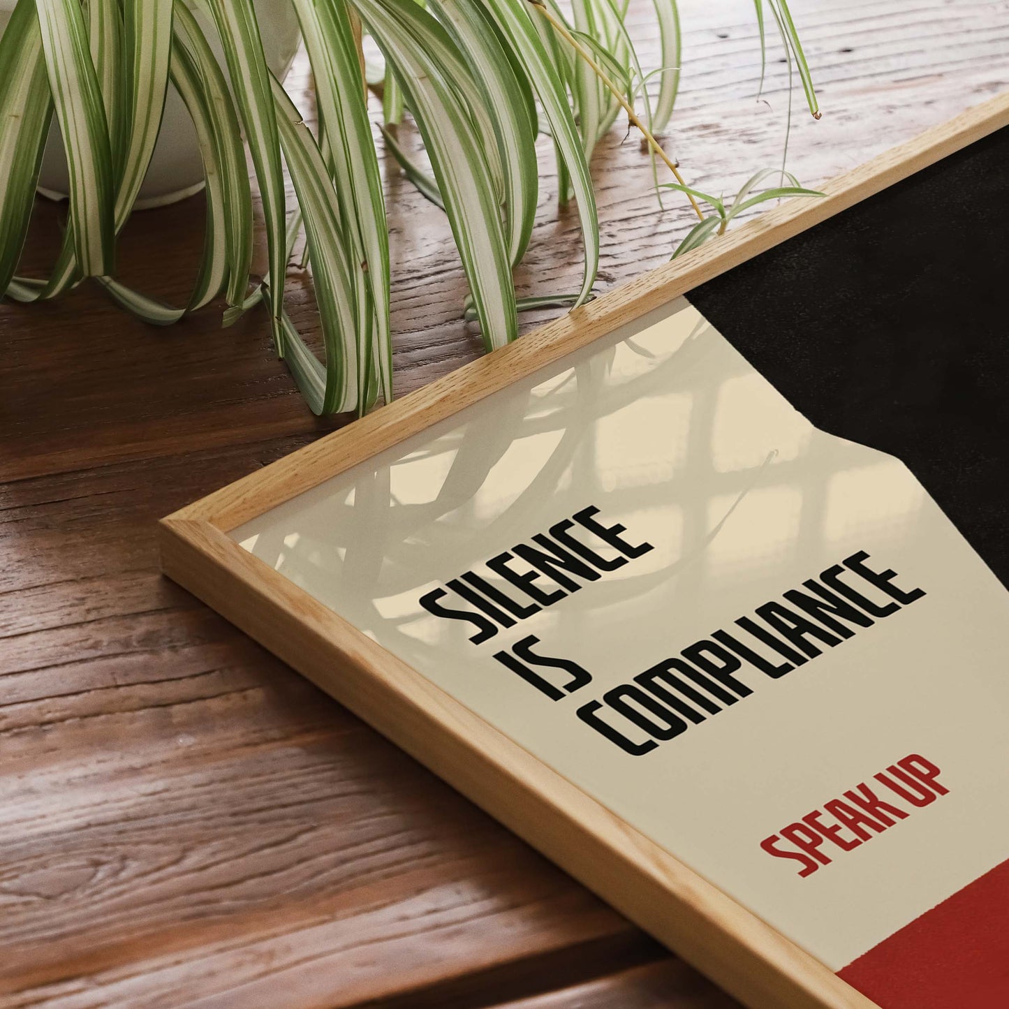 Silence Compliance Speak Up Poster