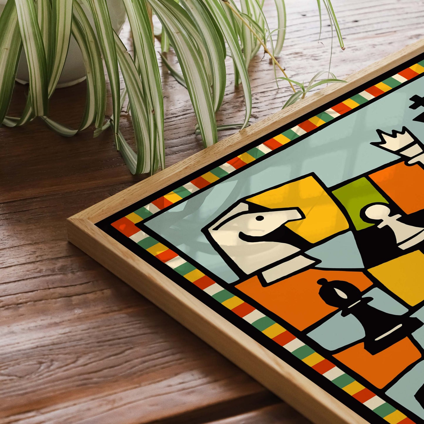 Chess Pieces Strategy Game Print