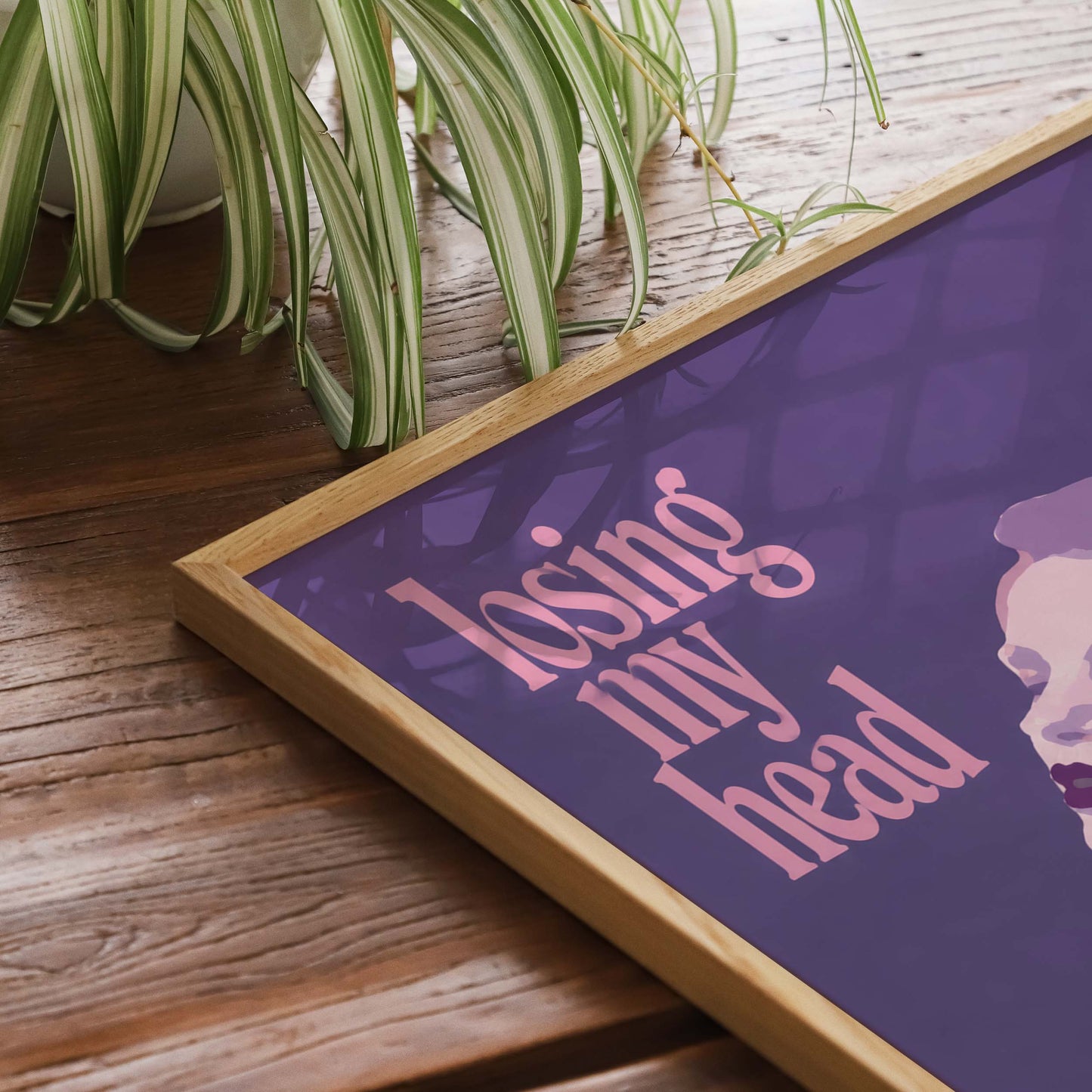 Losing My Head Print