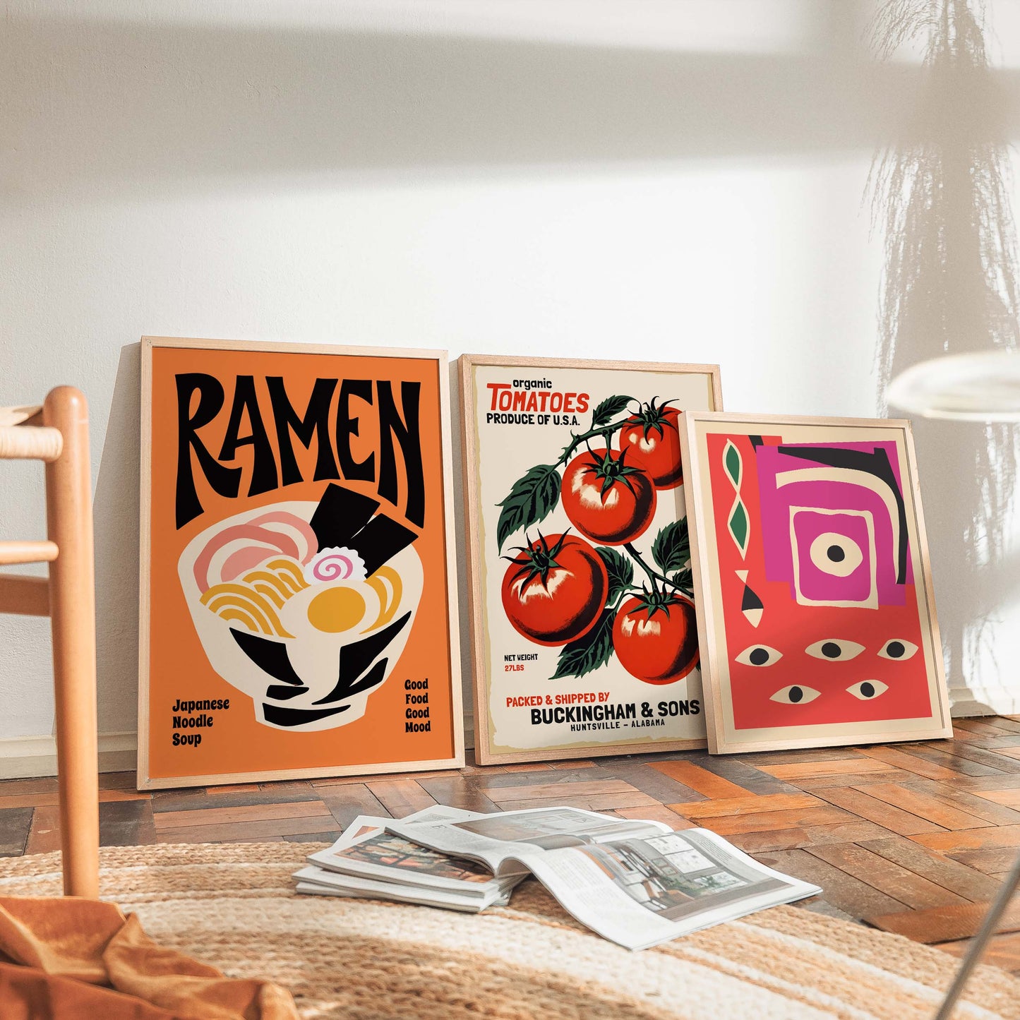 Ramen Poster Japanese Noodle Print