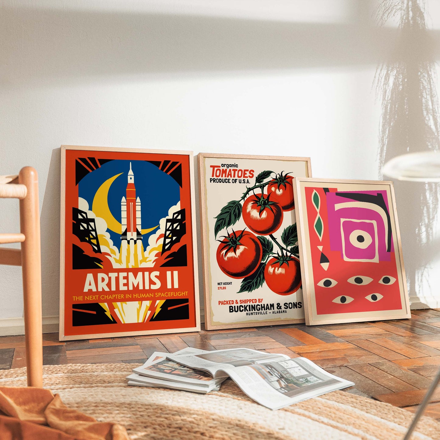 Artemis II Spaceflight Poster Print