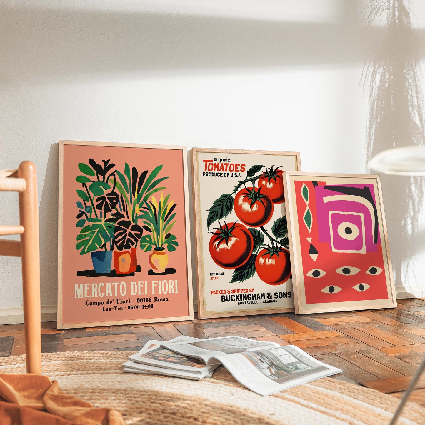 Mercato Dei Fiori Poster Print