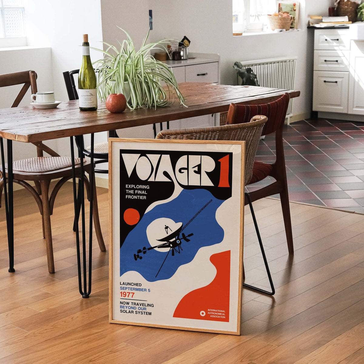 Voyager Space Exploration Poster