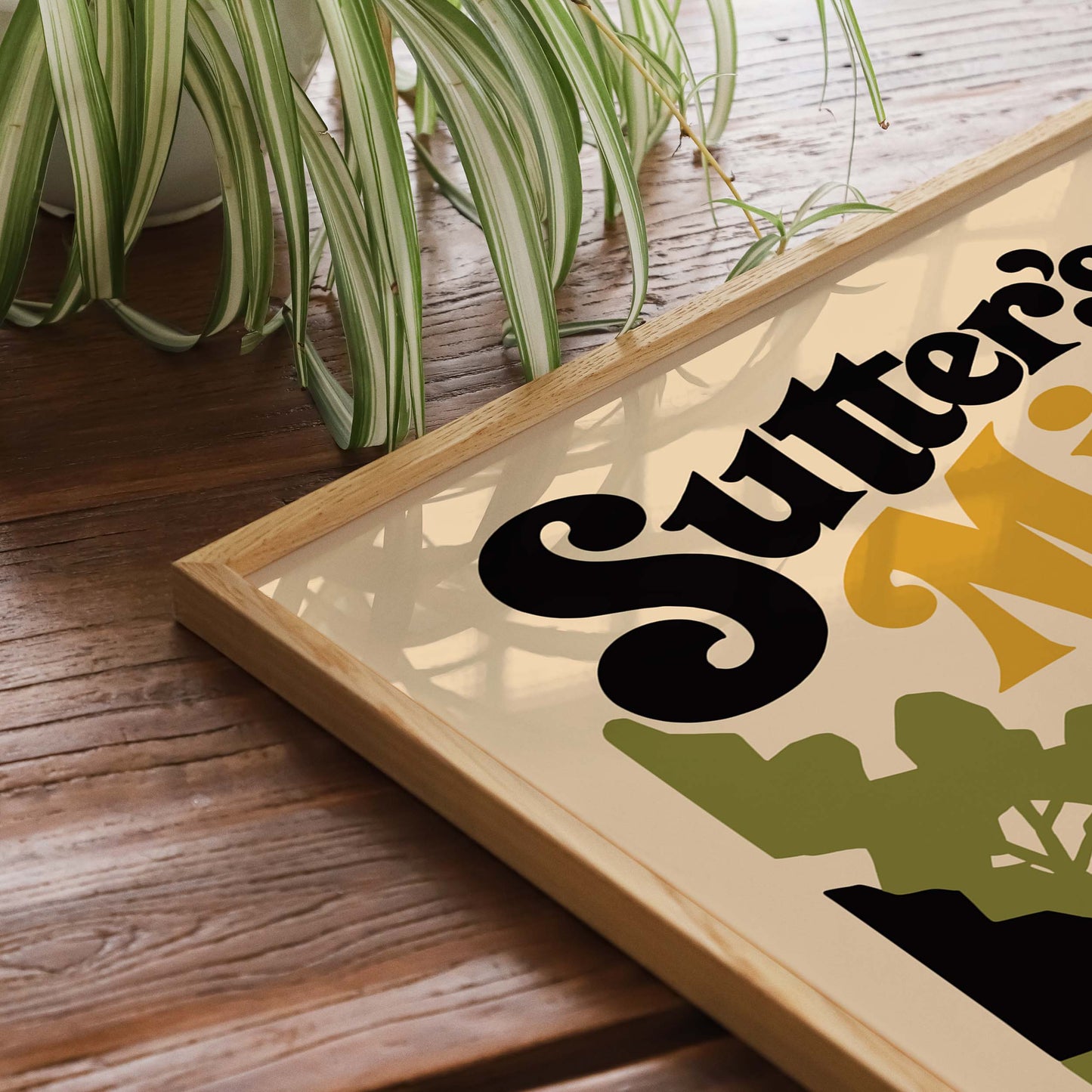 Sutter’s Mill California Poster Print