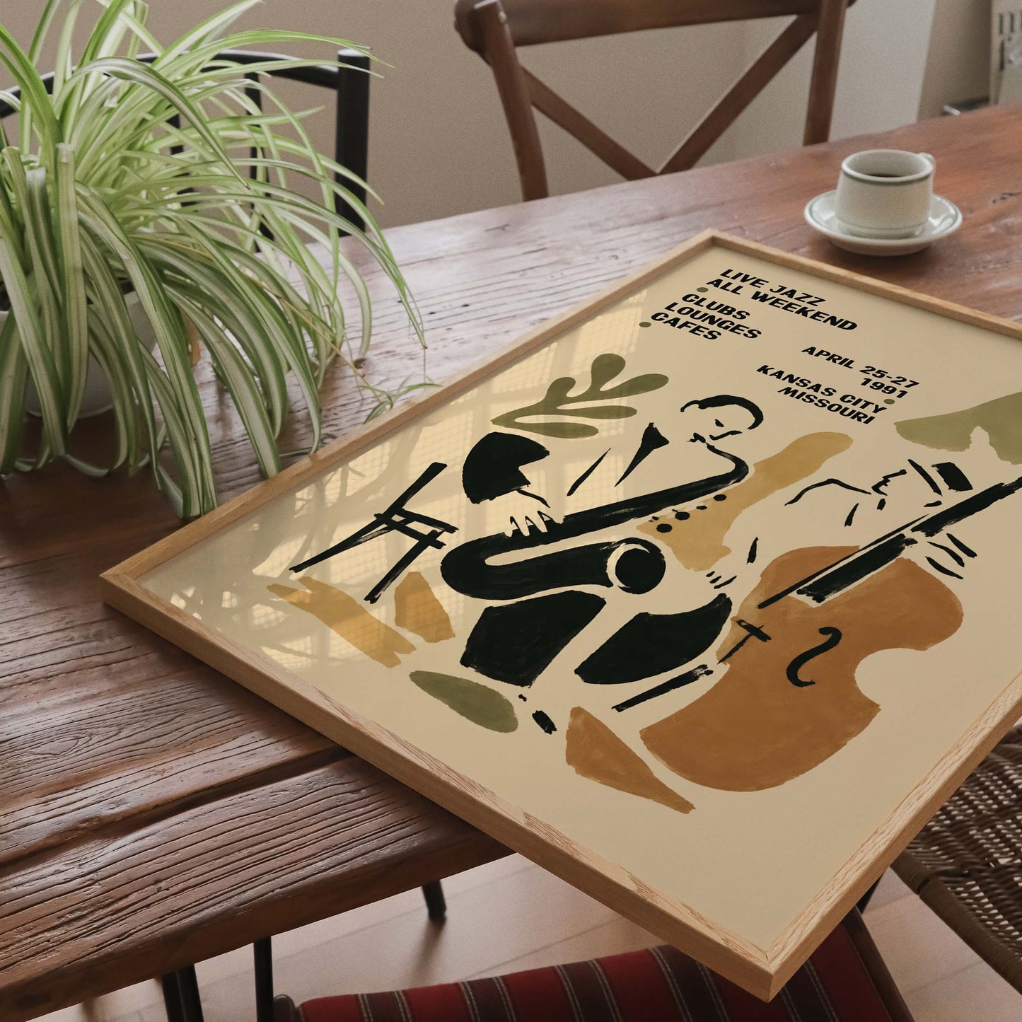 Live Jazz Music Room Print