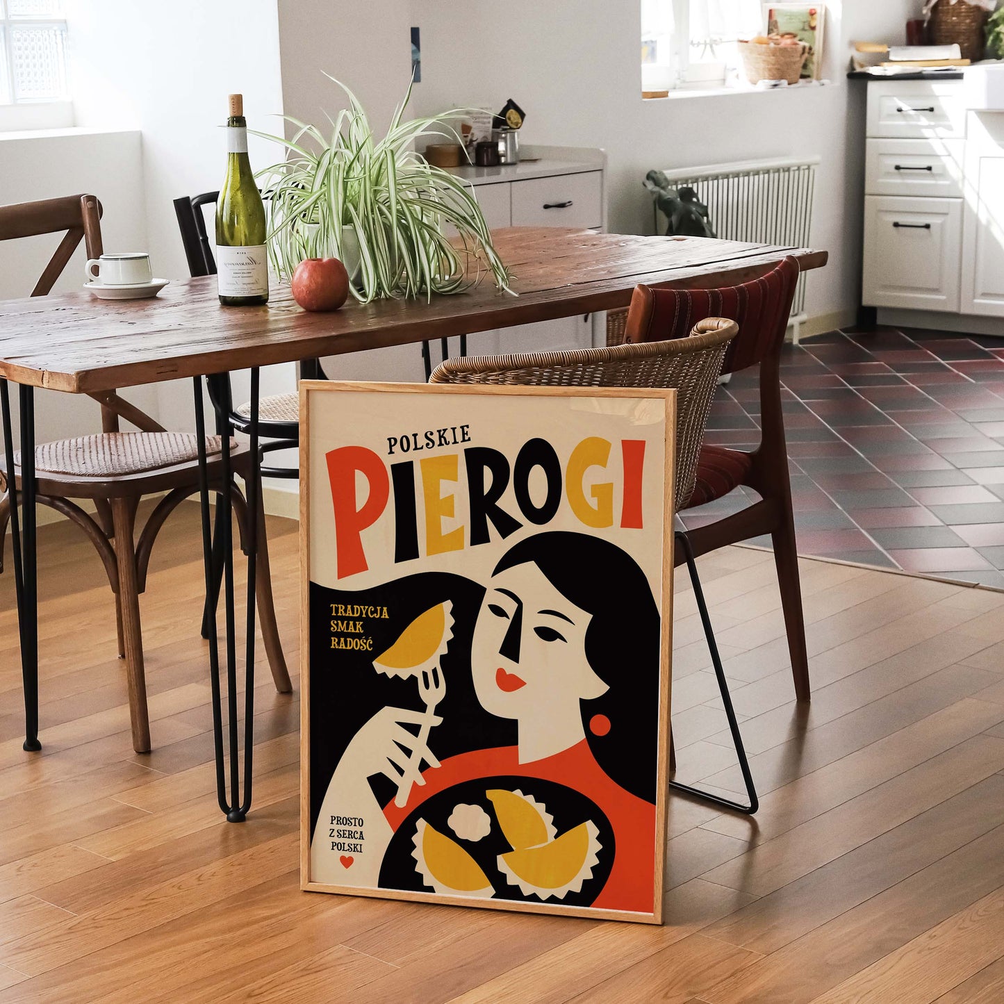 Polskie Pierogi Poster For Kitchen Decor