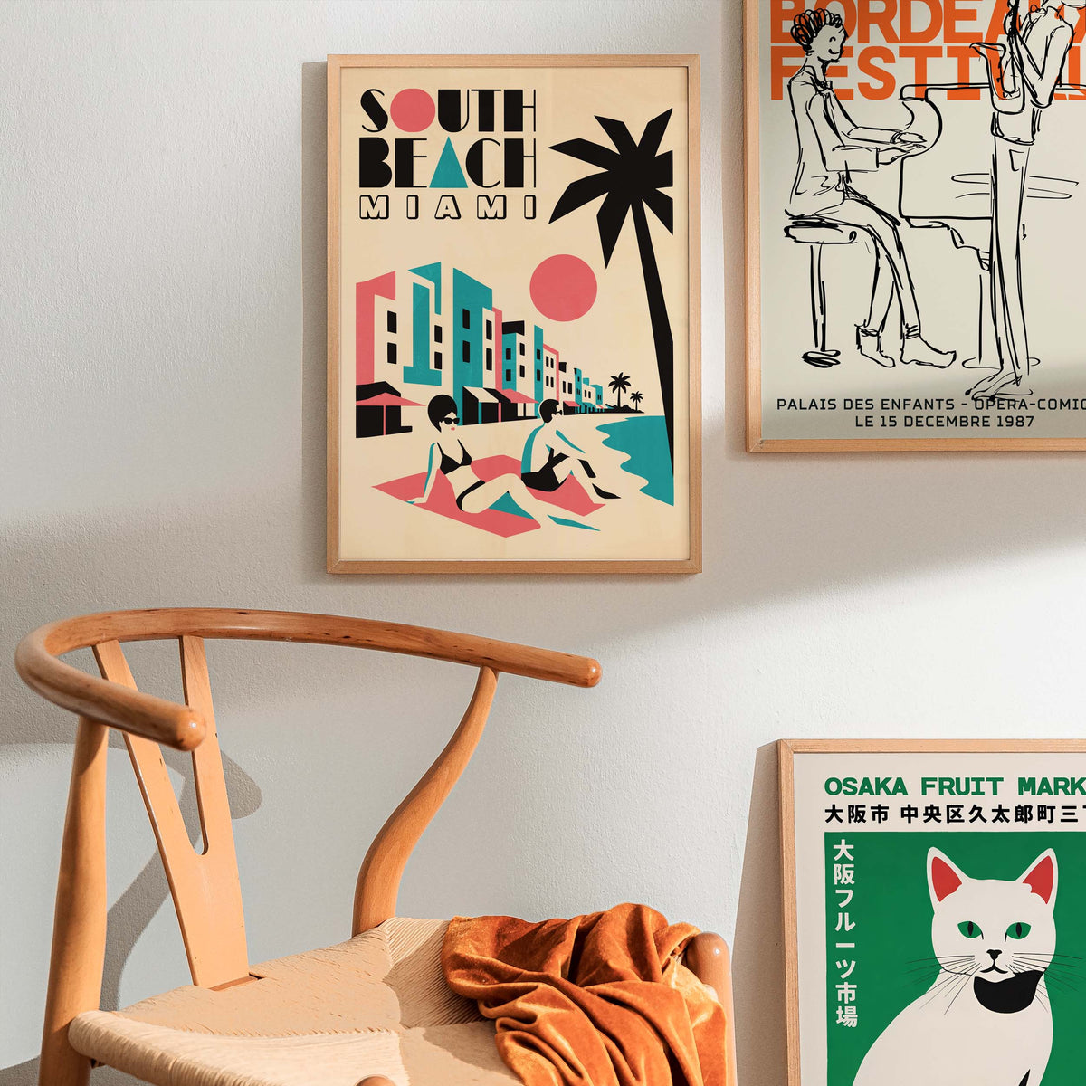 South Beach Miami Wall Art