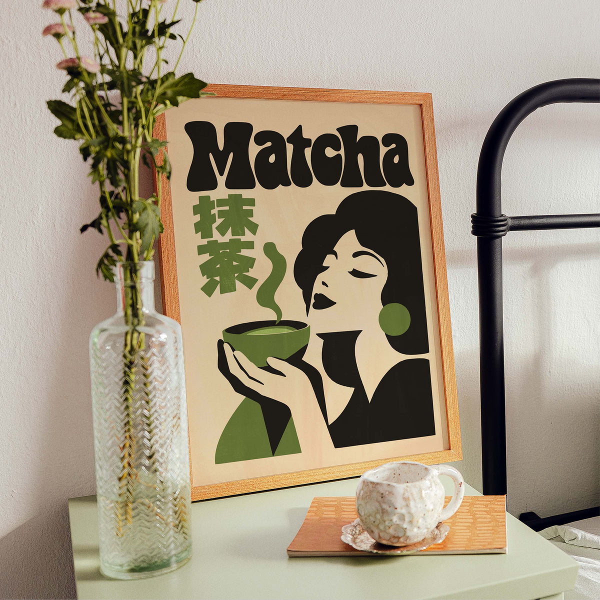Matcha Tea Portrait Print