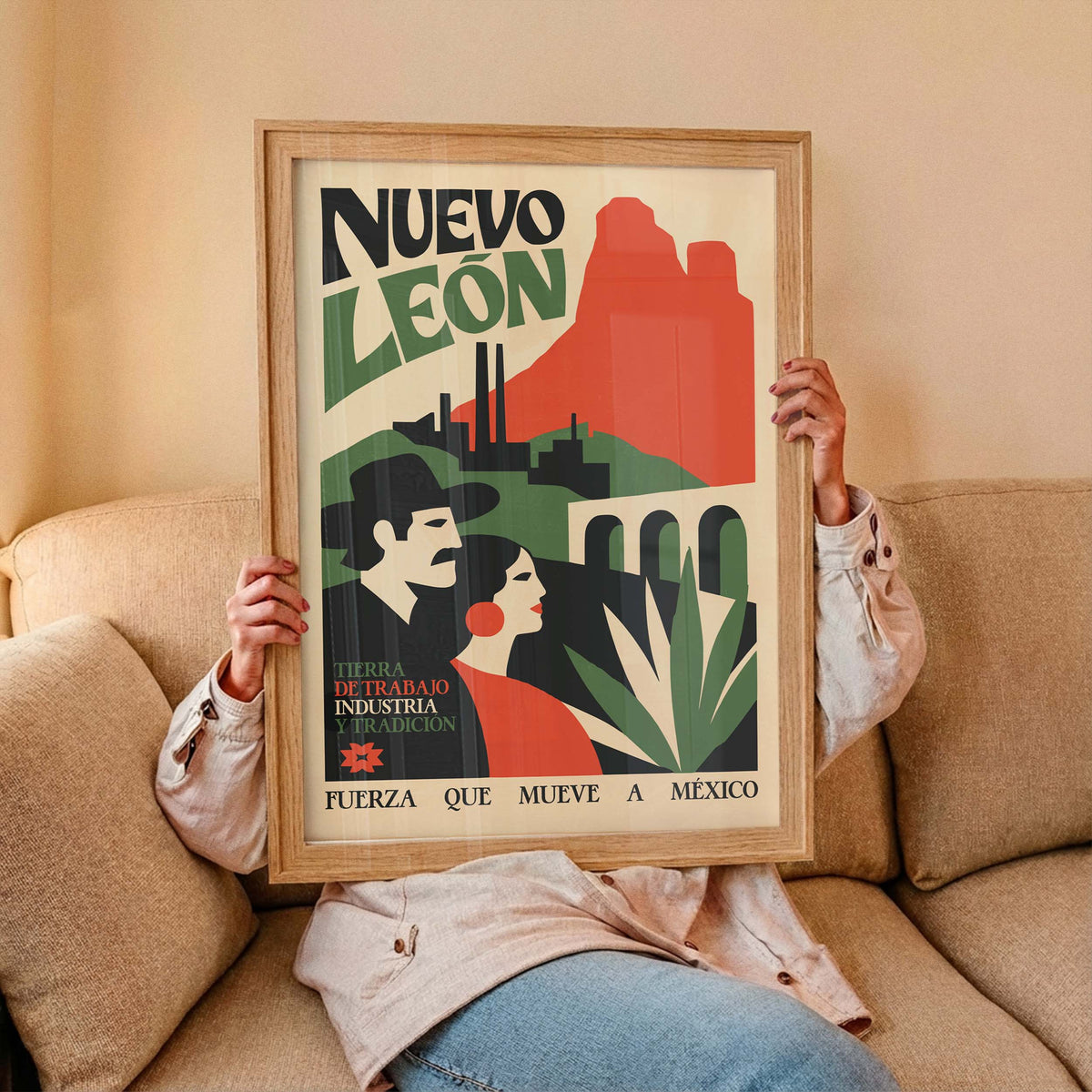 Nuevo Leon Mexico Travel Poster