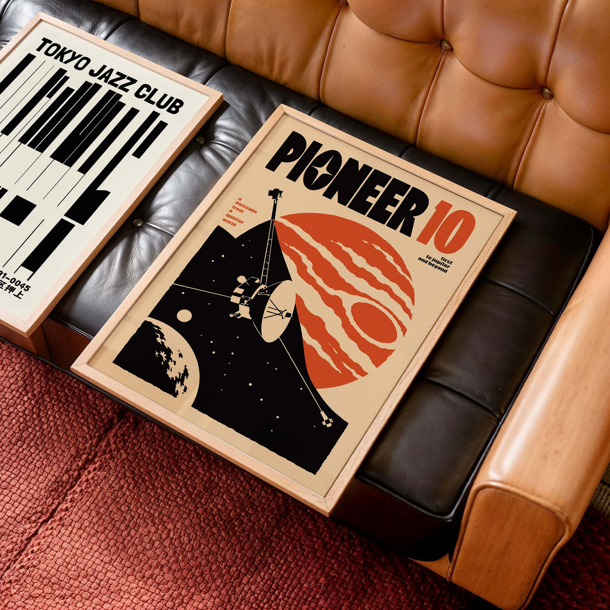 Pioneer 10 Jupiter Space Poster Print