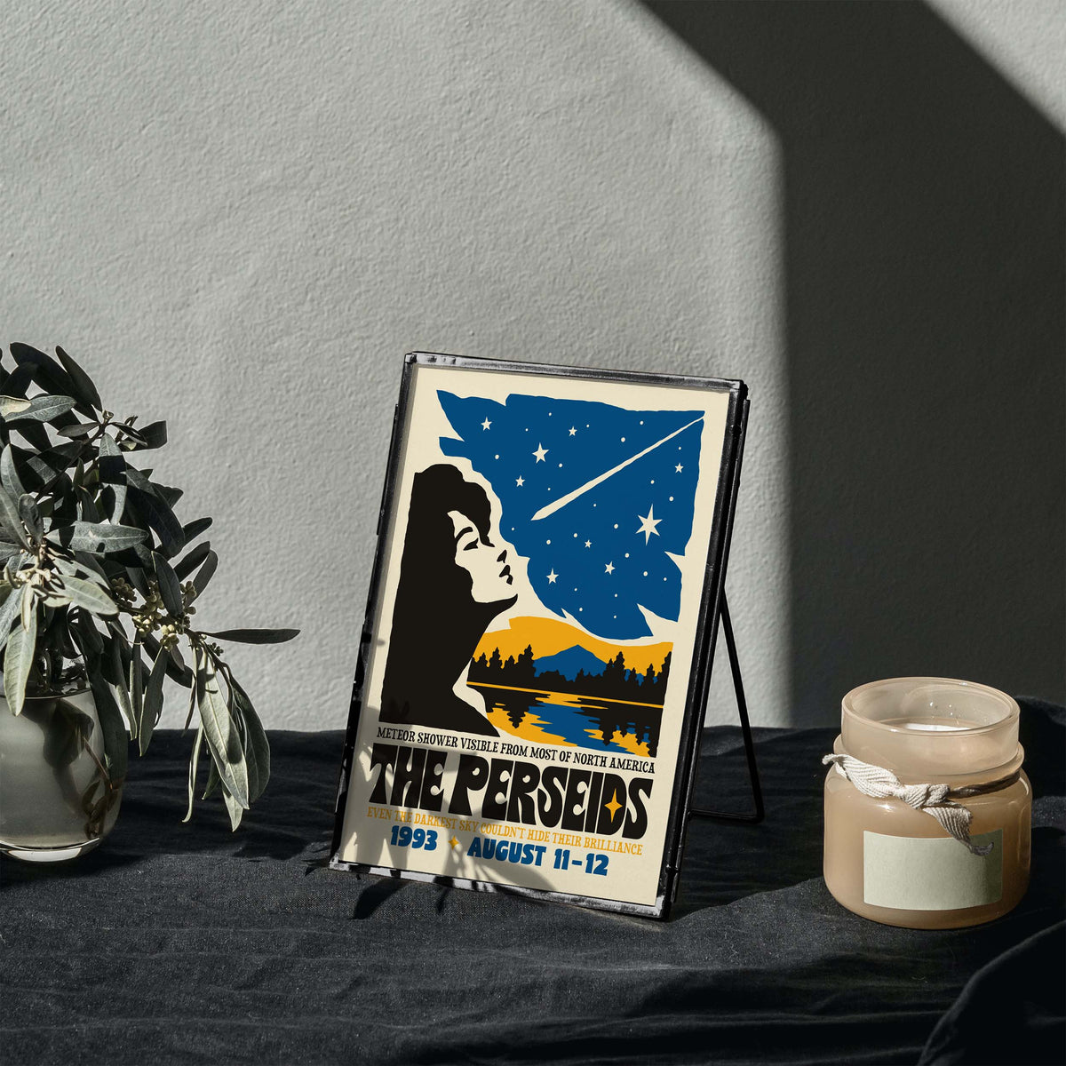 Perseids Meteor Shower Poster