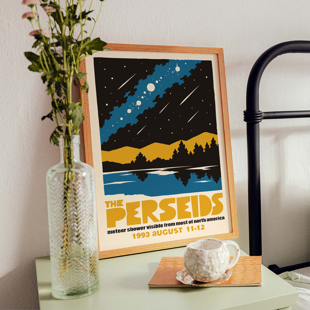 Perseids Meteor Shower Poster