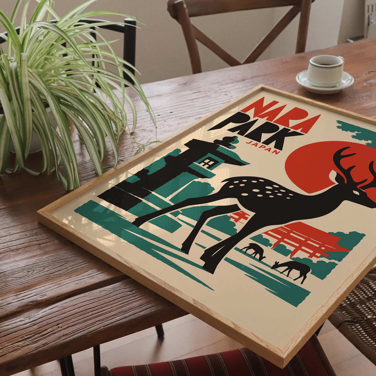 Nara Park Japan Deer Poster Print