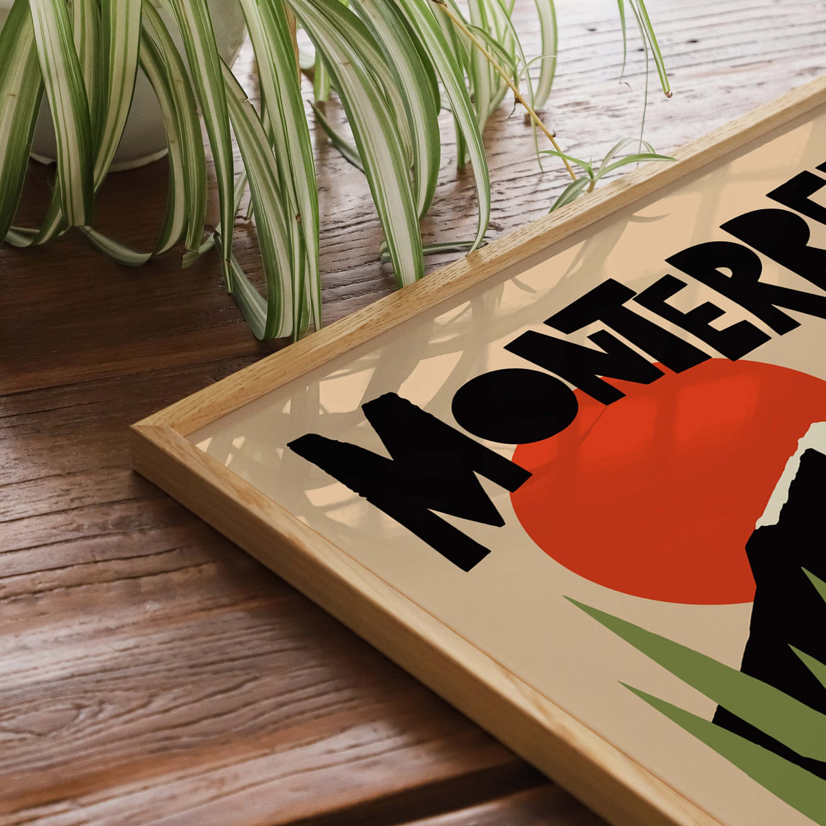Monterrey Mexico Mountain Landscape Poster Print