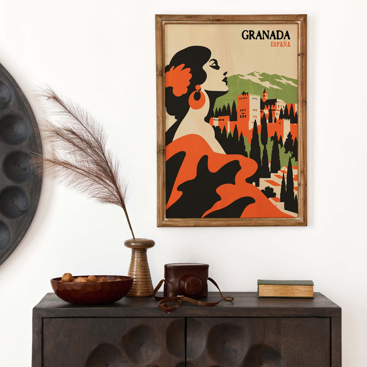 Granada Spain Travel Wall Art Print