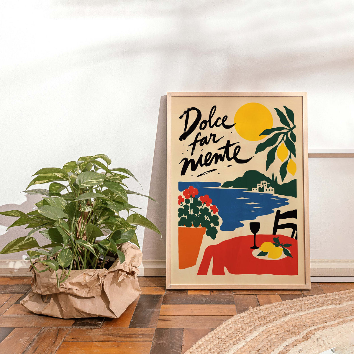 Amalfi Coast Italy Travel Wall Art Print