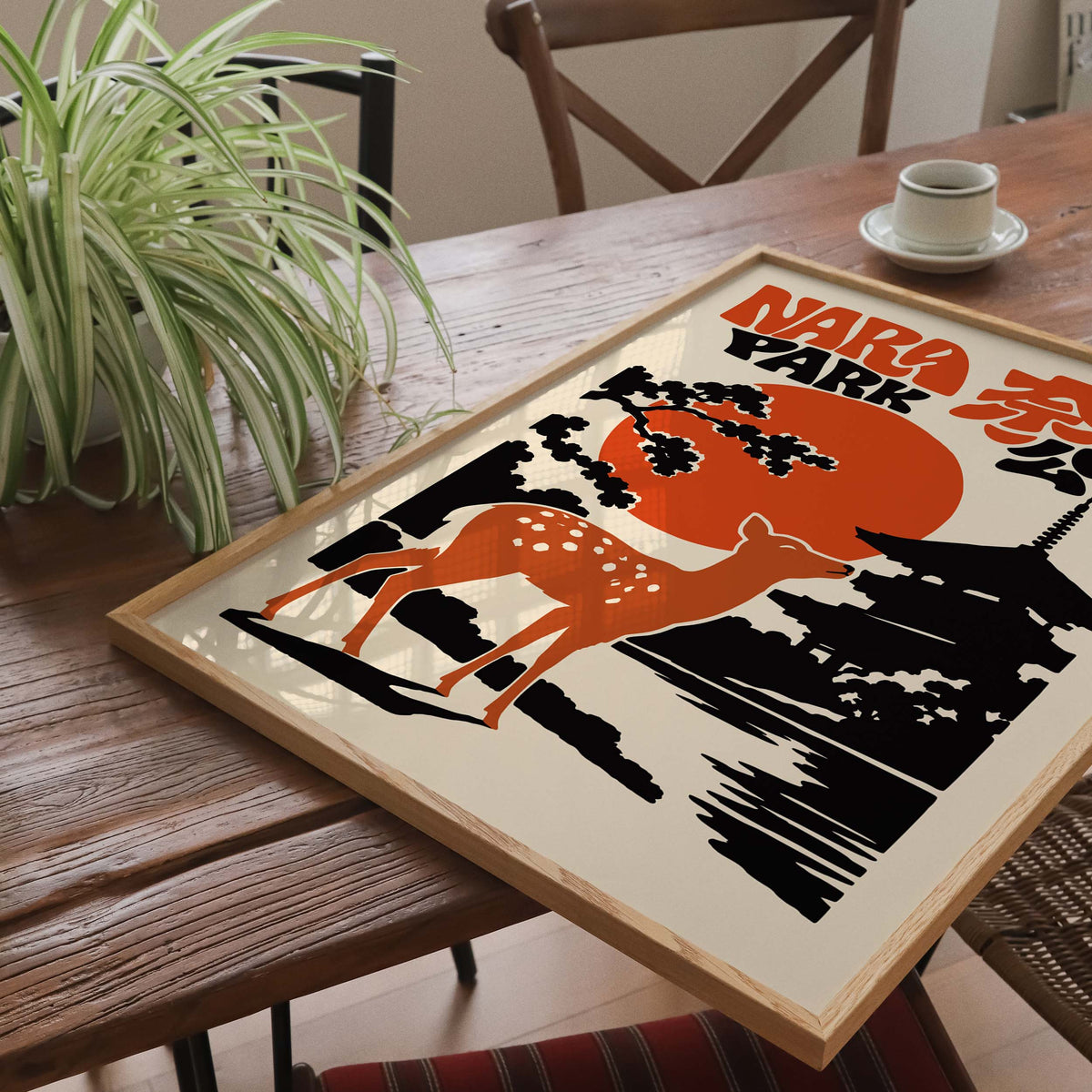 Nara Park Japanese Deer Travel Wall Art Print