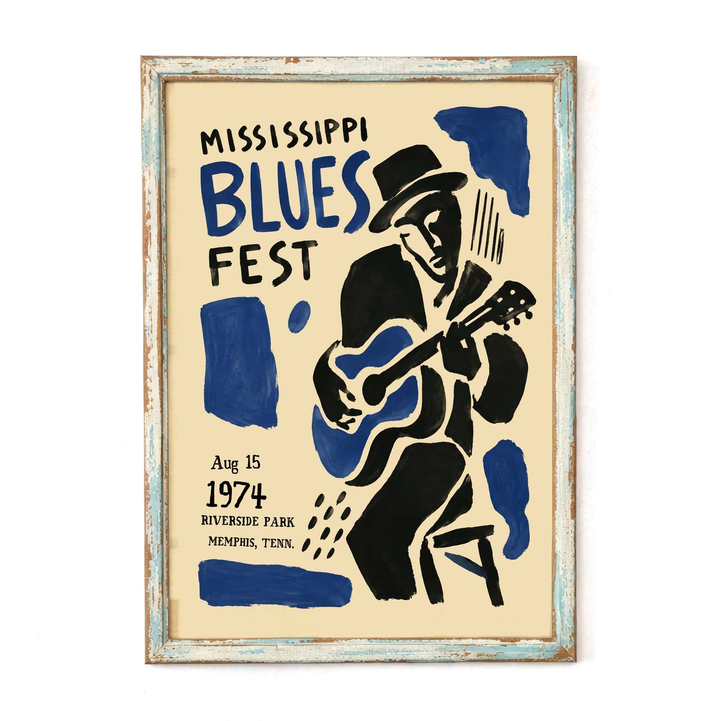 Mississippi Blues Festival Poster