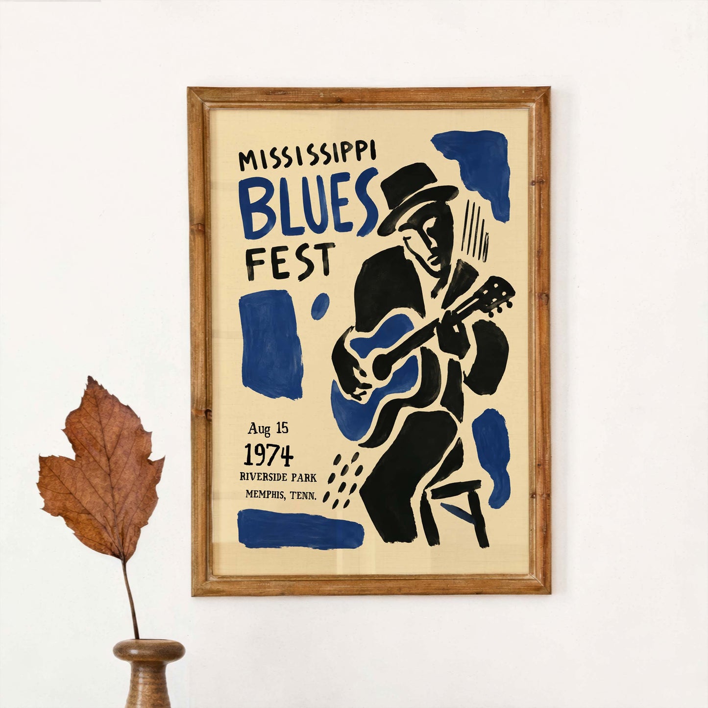 Mississippi Blues Festival Poster